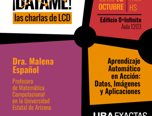 DÁTAME! las charlas de LCD – Malena Español – Jueves 10/10 17:30hs