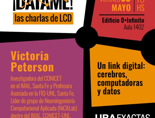 DÁTAME! las charlas de LCD – Victoria Peterson – Viernes 30/05 16hs.