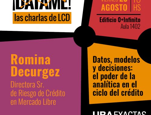DÁTAME! las charlas de LCD – Romina Decurgez y Gaston De Battista – Viernes 29/08 16hs.
