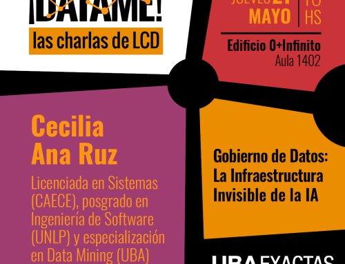 DÁTAME! las charlas de LCD – Cecilia Ana RUZ – Jueves 21/05 16hs.
