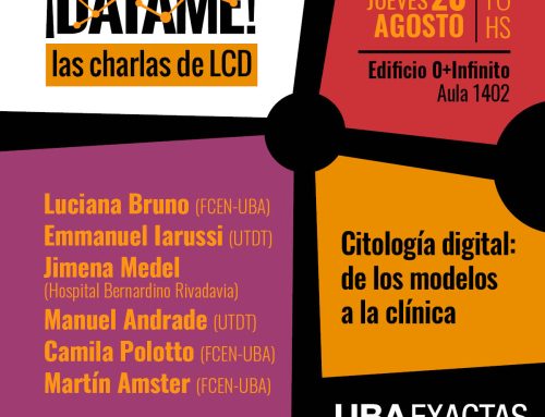 DÁTAME! las charlas de LCD – Luciana Bruno y Colaboradores -Jueves 20/08 16hs.